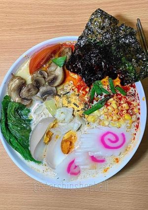 Foto resep Creamy Chicken Broth Samyang Ramen
