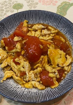 Foto resep Tomato Egg ala Tiger Kitchen