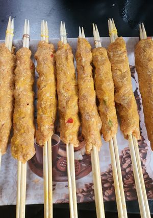 A picture of Seekh kebab.
