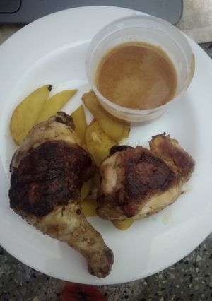 A picture of Chicken choma.