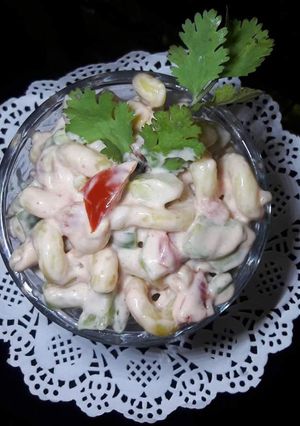 A picture of 🌟🌟🌟macaroni salad🌟🌟🌟 .