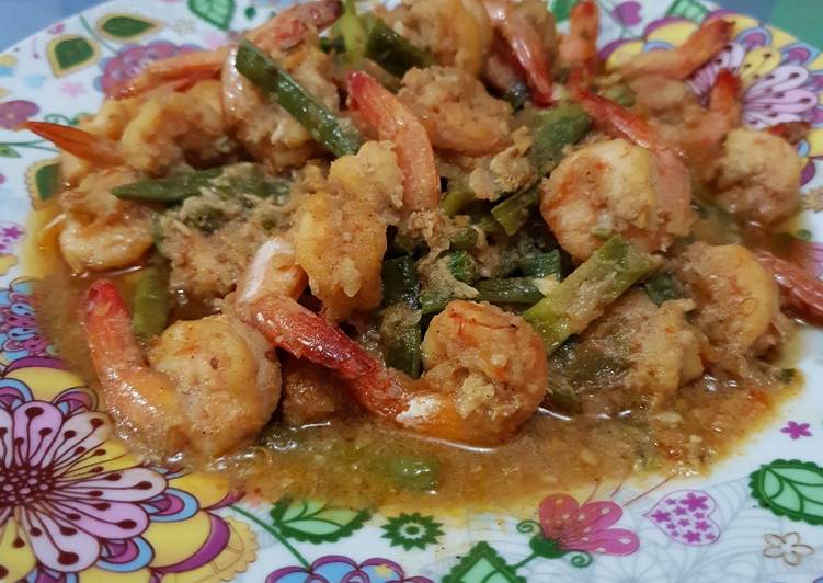 Udang Tumis Kacang Panjang
