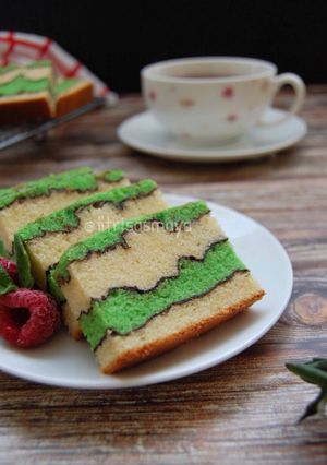 Foto resep Topo Map Love Cake (butter Cake)