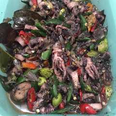 Cumi Hitam Cabe Ijo-レシピのメイン写真