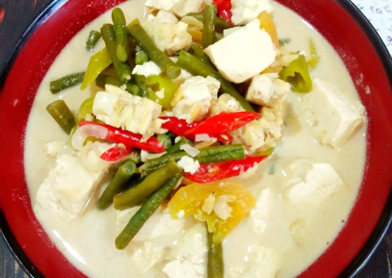 Lodeh Tahu Kacang Panjang