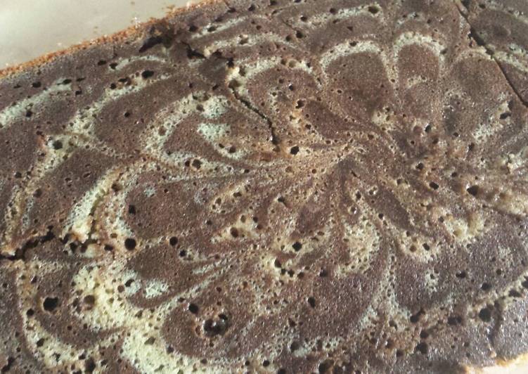 Steps to Make Quick Marble cake