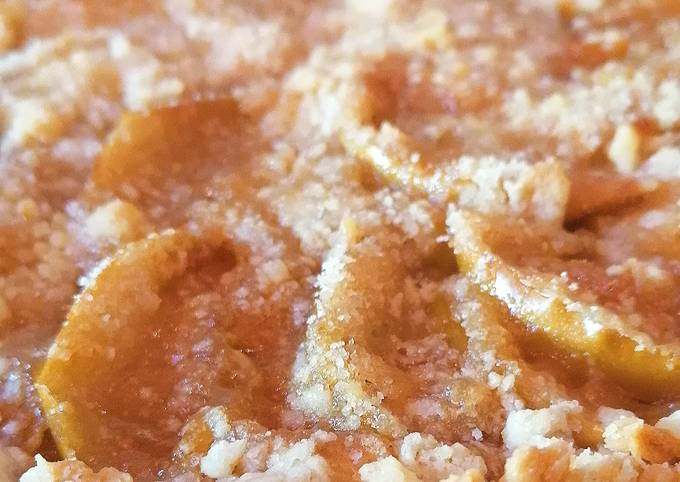 Яблочный крамбл с мёдом🥧