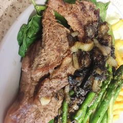 My Buttery Garlic Grilled Sirloin Steak. 😉 A picture of My Buttery Garlic Grilled Sirloin Steak. 😉.