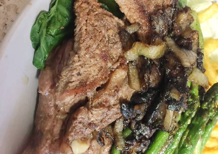 My Buttery Garlic Grilled Sirloin Steak. š