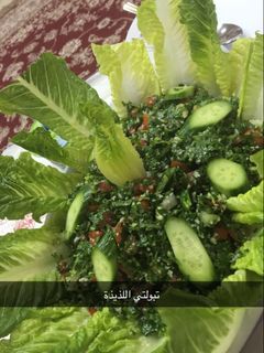 صورة لوصفة تبولة ع الطريقة السورية