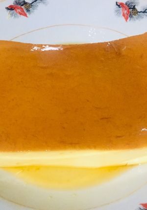 Hình của món Bánh Flan truyền thống.