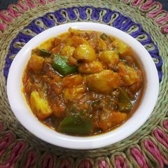 A picture of Tangy chilli mushroom.