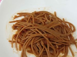 Foto resep Asian spicy wheat spagetty #diet