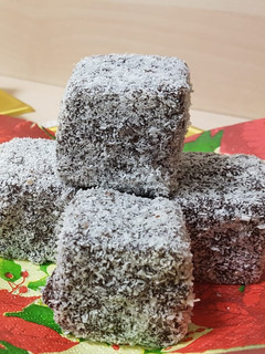 Una foto de Cubitos de choco-coco