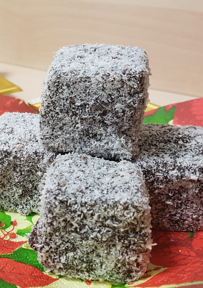Una foto de Cubitos de choco-coco