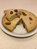 Torta rápida con bagazo de almendras