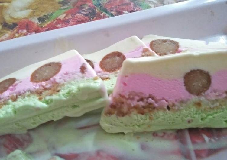 Recipe: Yummy Gulab jamun ice cream cake