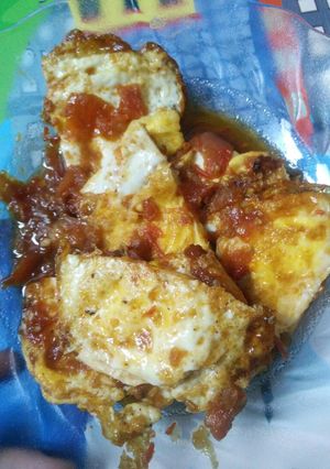 Foto resep Telur balado simple