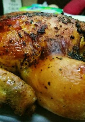 صورة لوصفة دجاج مشوي بالكزبرة والثوم