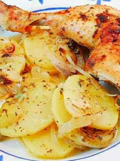 Una foto de Pollo al limón