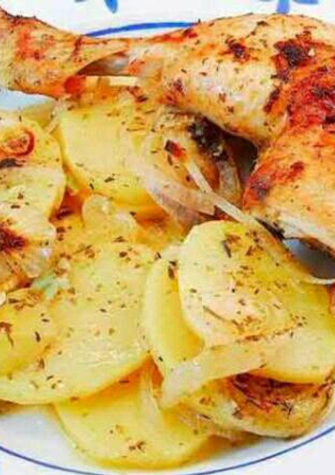 Una foto de Pollo al limón