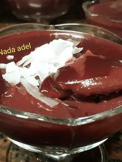 صورة لوصفة مهلبيه الشمندر بالكاكاو