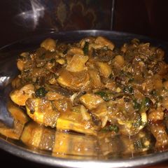 A picture of Ginger garlic mushroom fry.