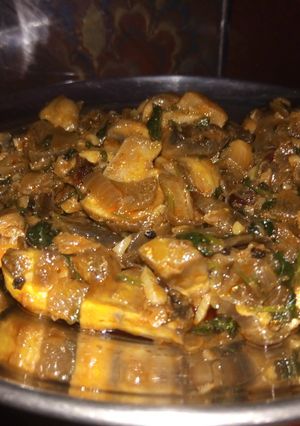 A picture of Ginger garlic mushroom fry.