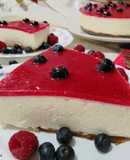 Tarta de queso y frutos rojos