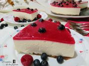 Una foto de tarta de queso mascarpone con leche condensada