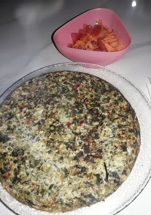Una foto de Tortilla de acelga light