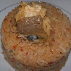 A picture of Fresh Fish Jollof Rice.
