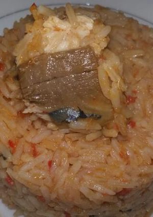 A picture of Fresh Fish Jollof Rice.