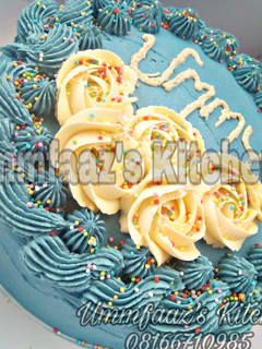 A picture of Buttercream icing.