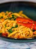 Pasta Integrale Fresca all’Astice Blu con Datterini