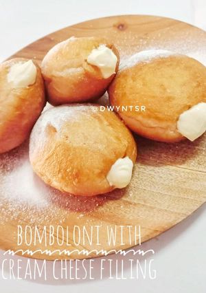 Foto resep Bomboloni with Cream Cheese Filling