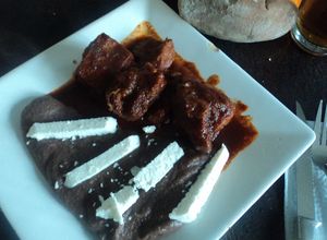 Una foto de Costillas en salsa de chiles fritos las Correa sin picor