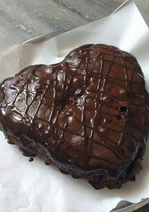 A picture of Chocolate brownie cake.