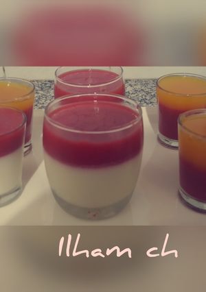 صورة لوصفة باناكوتا الفريز