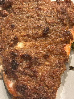 A picture of Sweet Mustard Pecan Salmon.