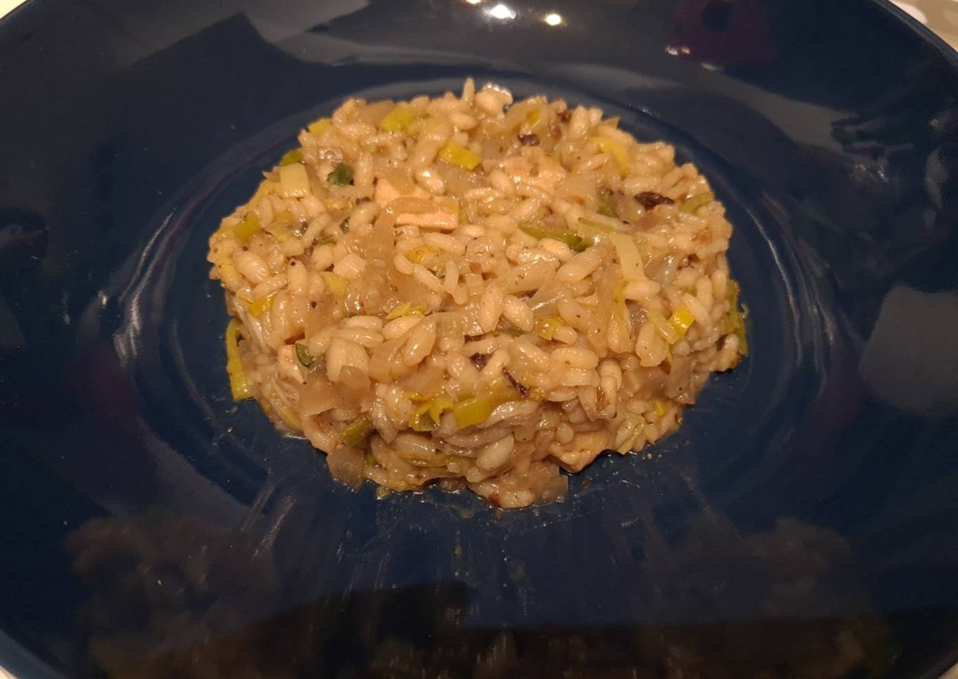 Risotto au poulet sans crème