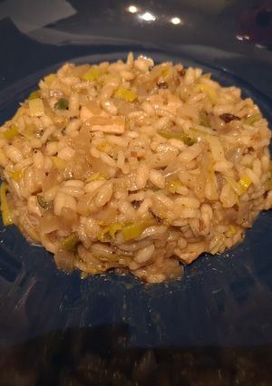 Une photo de Risotto au poulet sans crème
