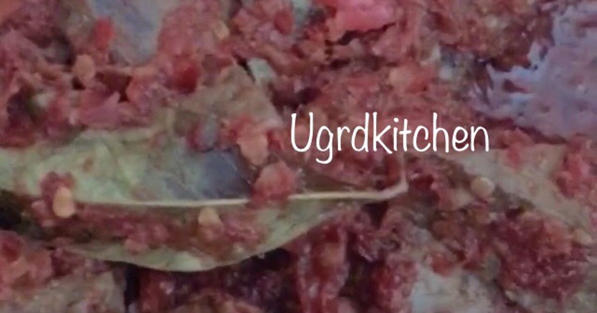 Balado Ati Daging Sapi Masakan Khas Lebaran Empuk Nikmat ala Ugrdkitchen Beserta Video