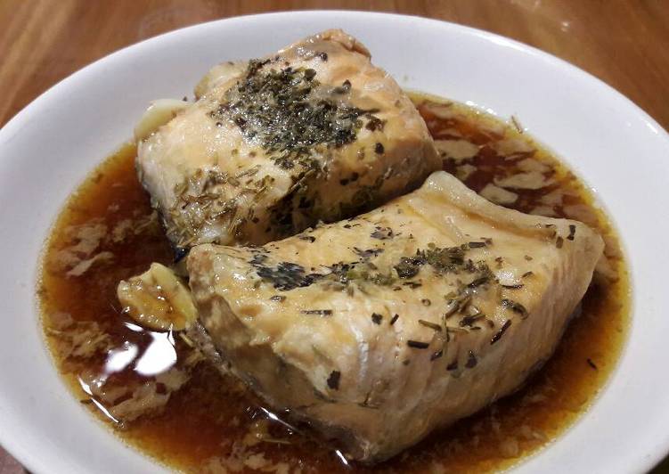 Resep Salmon steamed with Honey and Soy Sauce, Enak