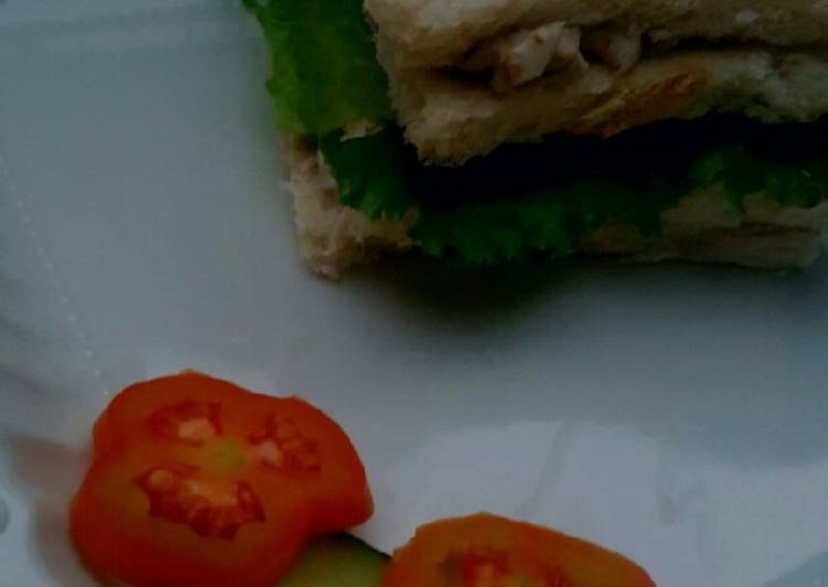 Recipe of Yummy Sardine salad sandwich