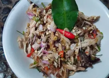 Masakan Populer Tongkol suwir sambel matah Sedap Nikmat