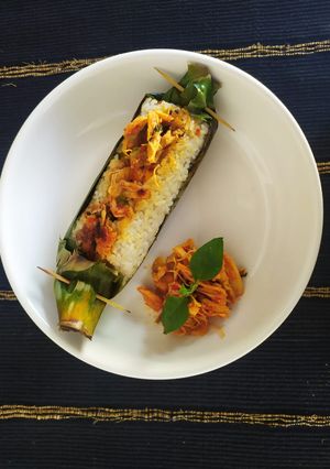 Foto resep Nasi Bakar Ayam Kemangi