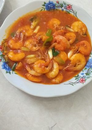 Foto resep Udang Saus Padang