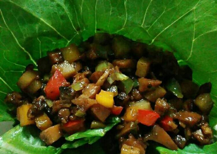 Recipe of Homemade Barbecued Chinese Chicken Lettuce Wraps