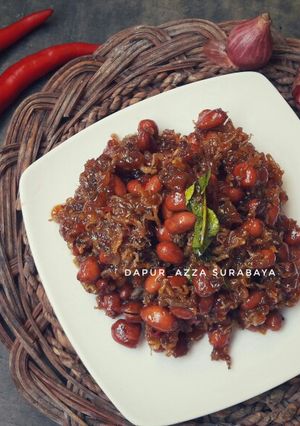 Foto resep Sambal kacang & teri nasi